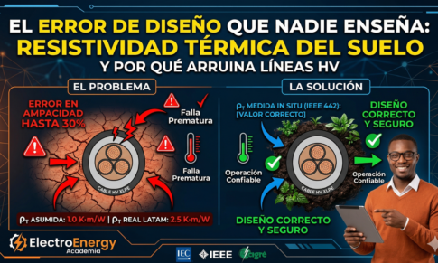 El error de diseño que nadie enseña:resistividad térmica del sueloy por qué arruina líneas HV